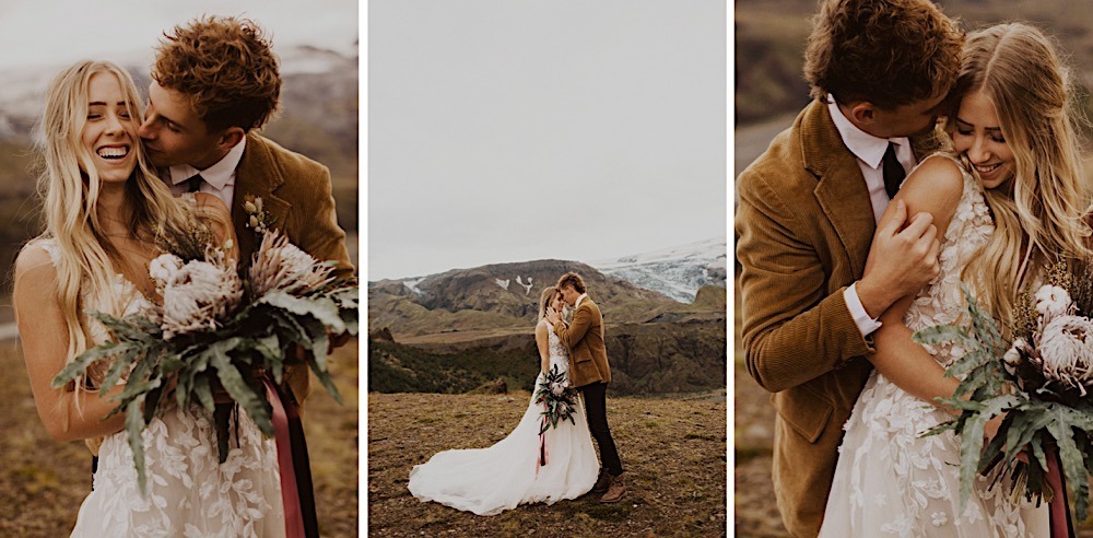 triptych collage of icelandic elopment