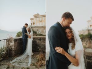day after wedding session in sorrento italy