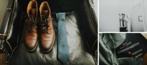 details from grooms suit and shoes