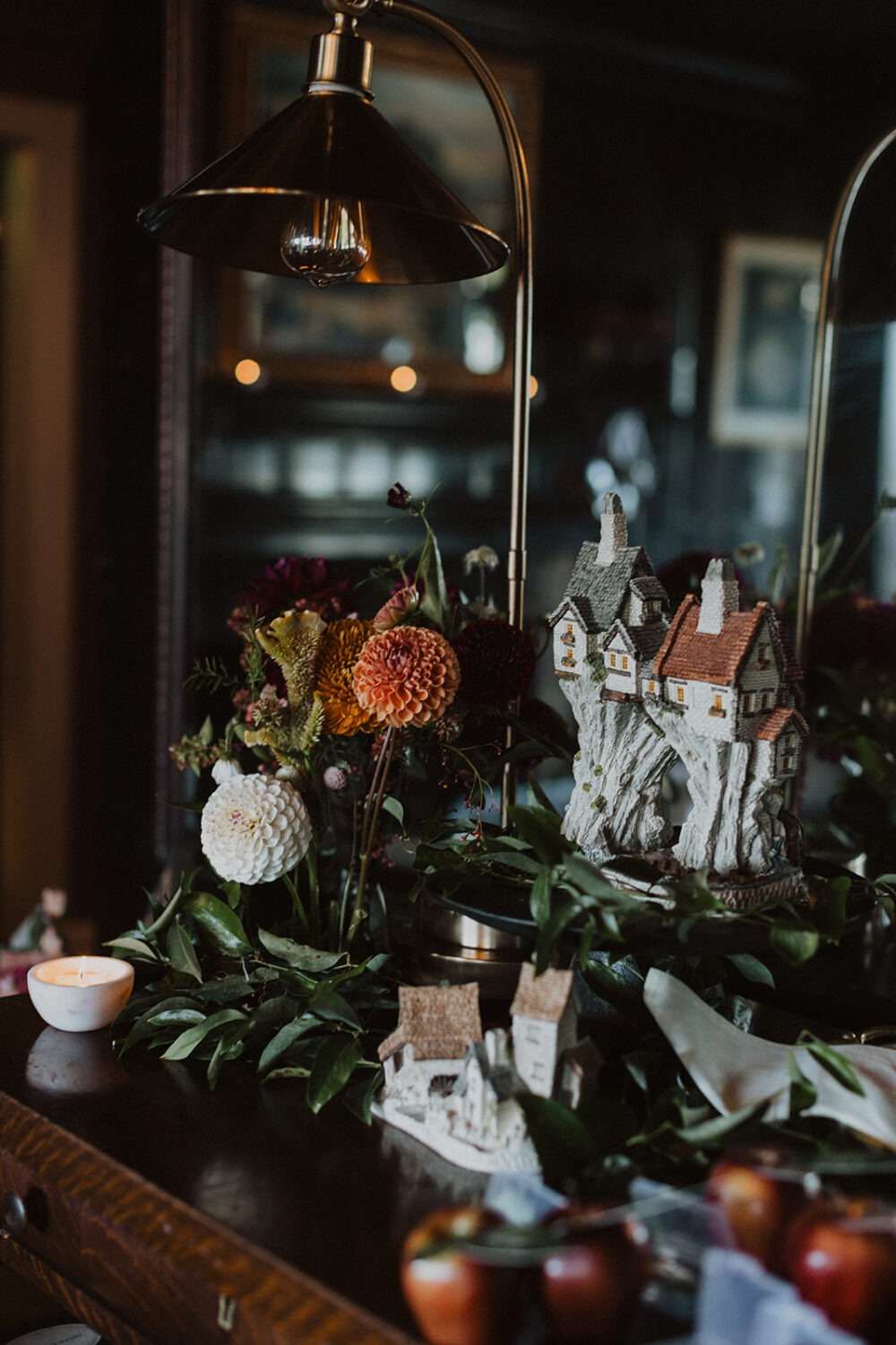florals and german wedding decor 