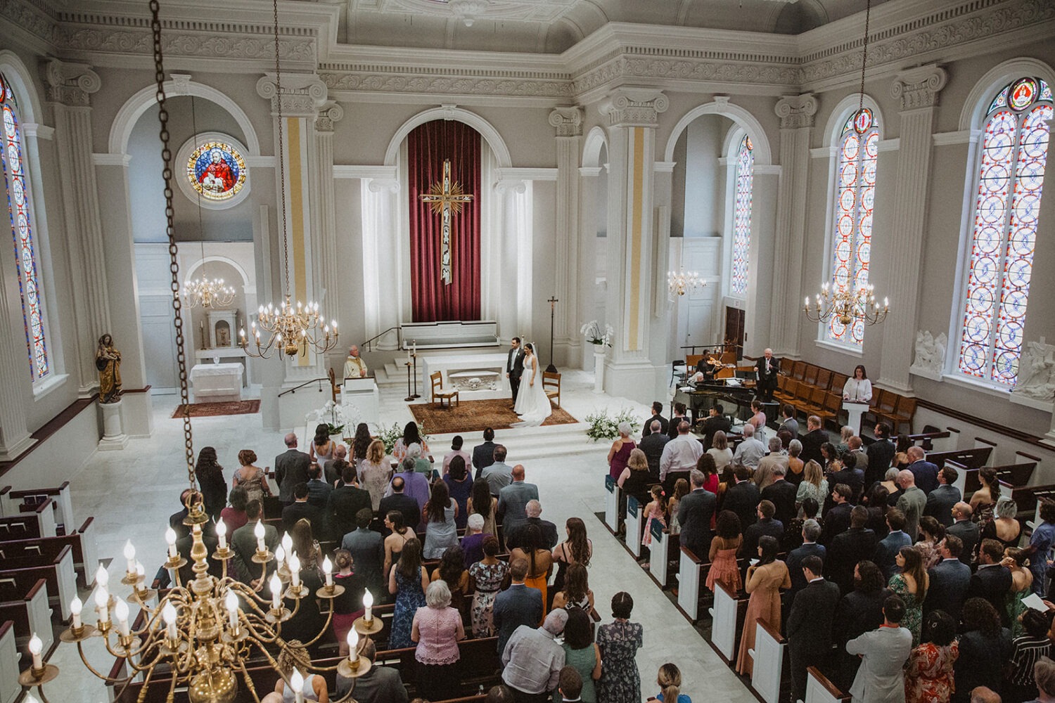 Catholic wedding ceremony