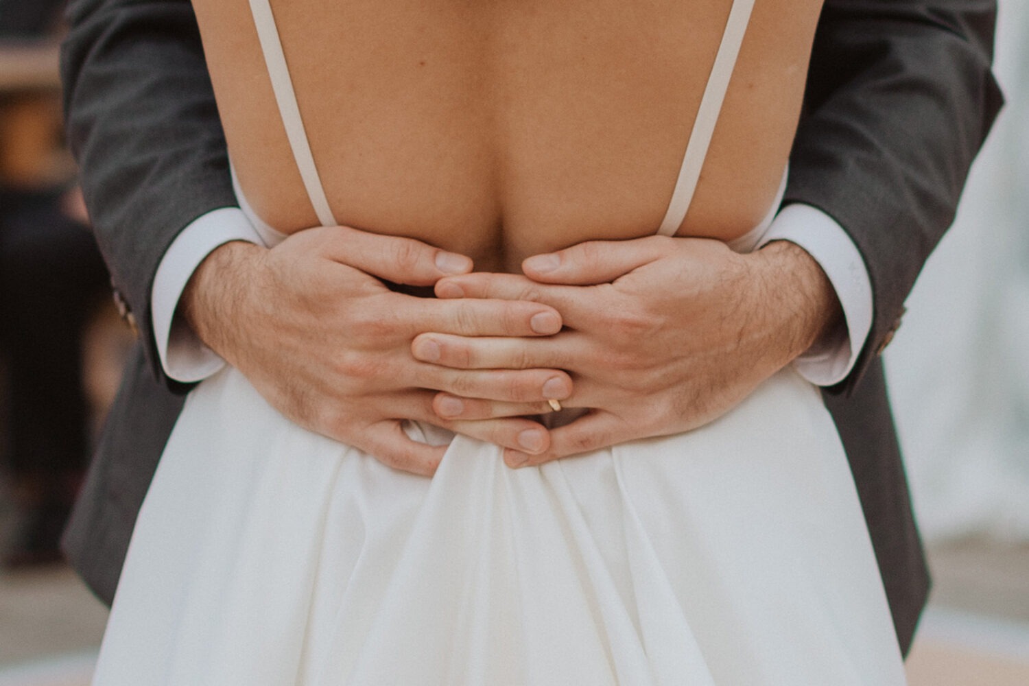 bride dances together during first dance