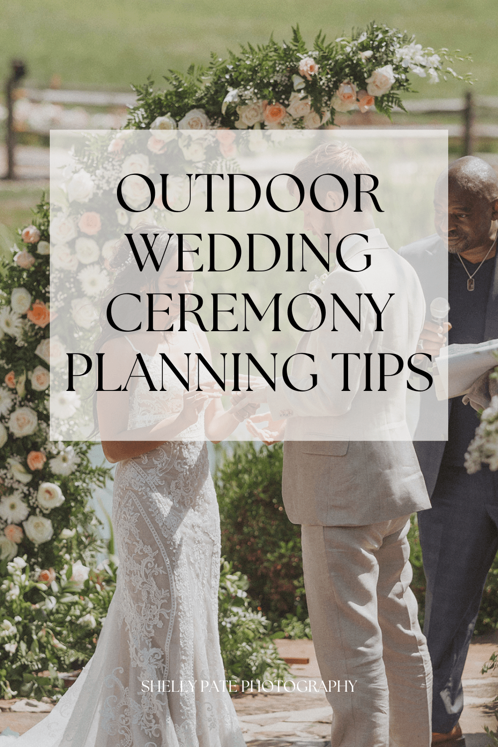 outdoor wedding ceremony planning tips