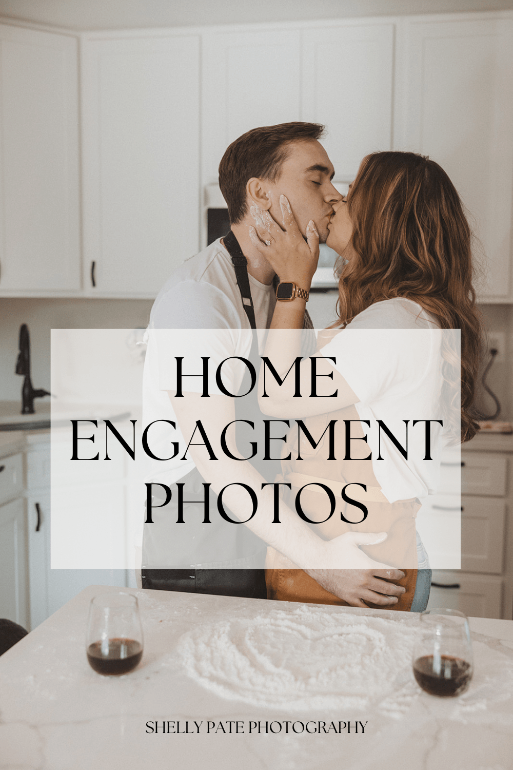 home engagement shoot photos