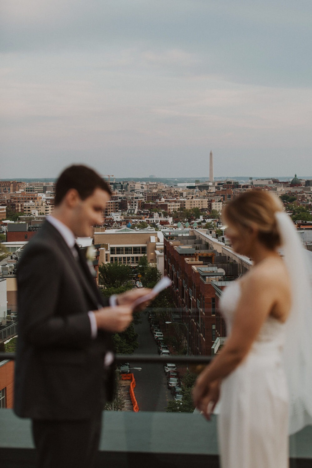 Couple exchanges vows at The Line DC Hotel elopement