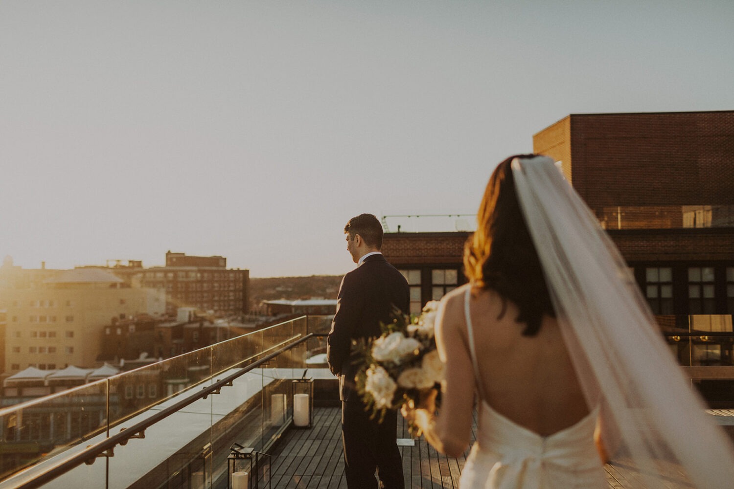 rooftop venues in DC for sunset elopement