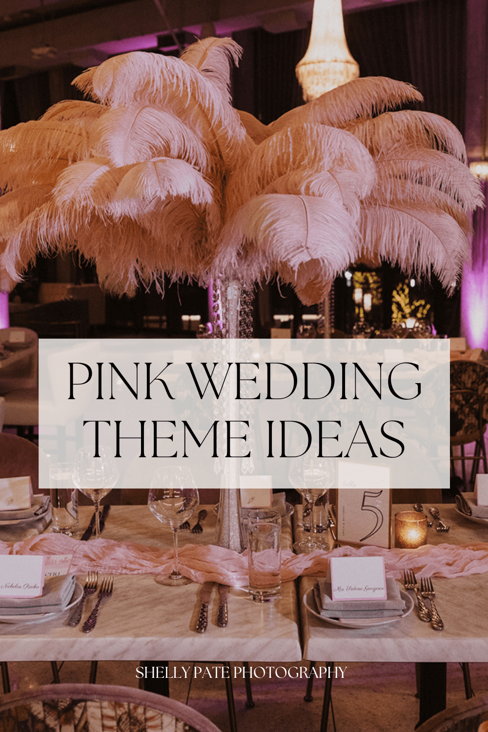 pink wedding theme