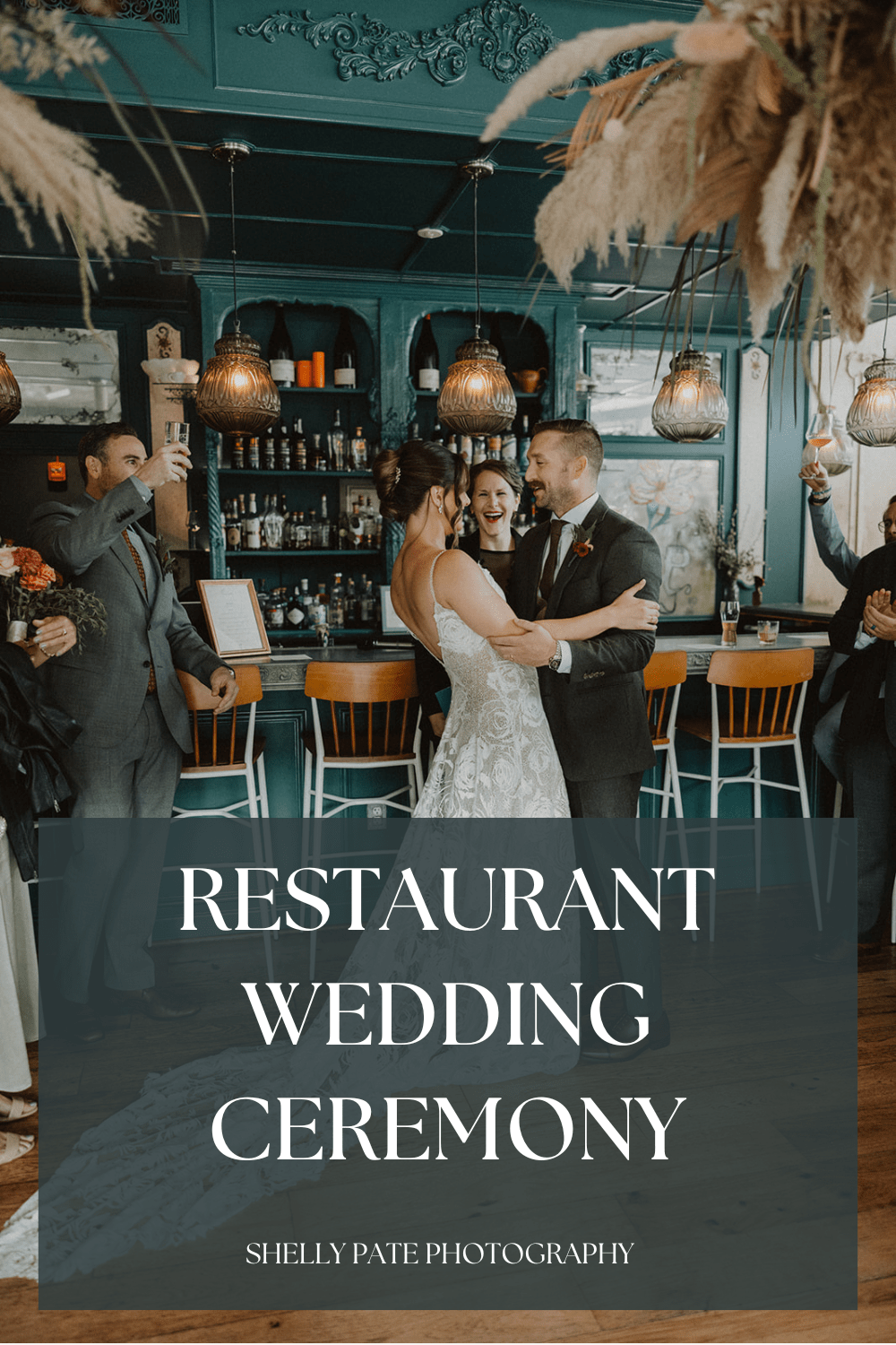 restaurant wedding ceremony