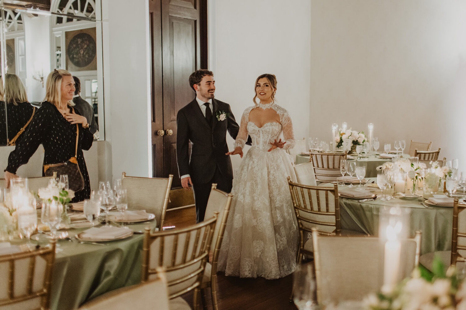 couple has reception room reveal at St. Regis DC hotel