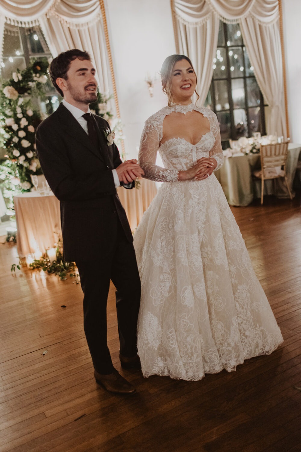 couple has reception room reveal at St. Regis DC hotel