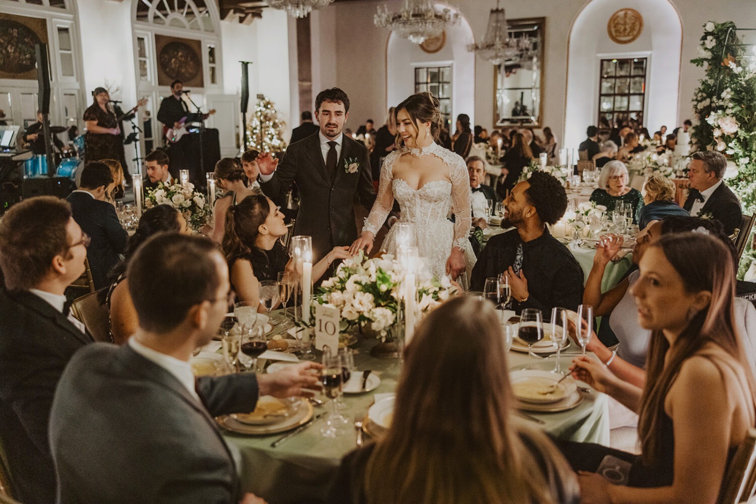 wedding reception at the St. Regis DC hotel