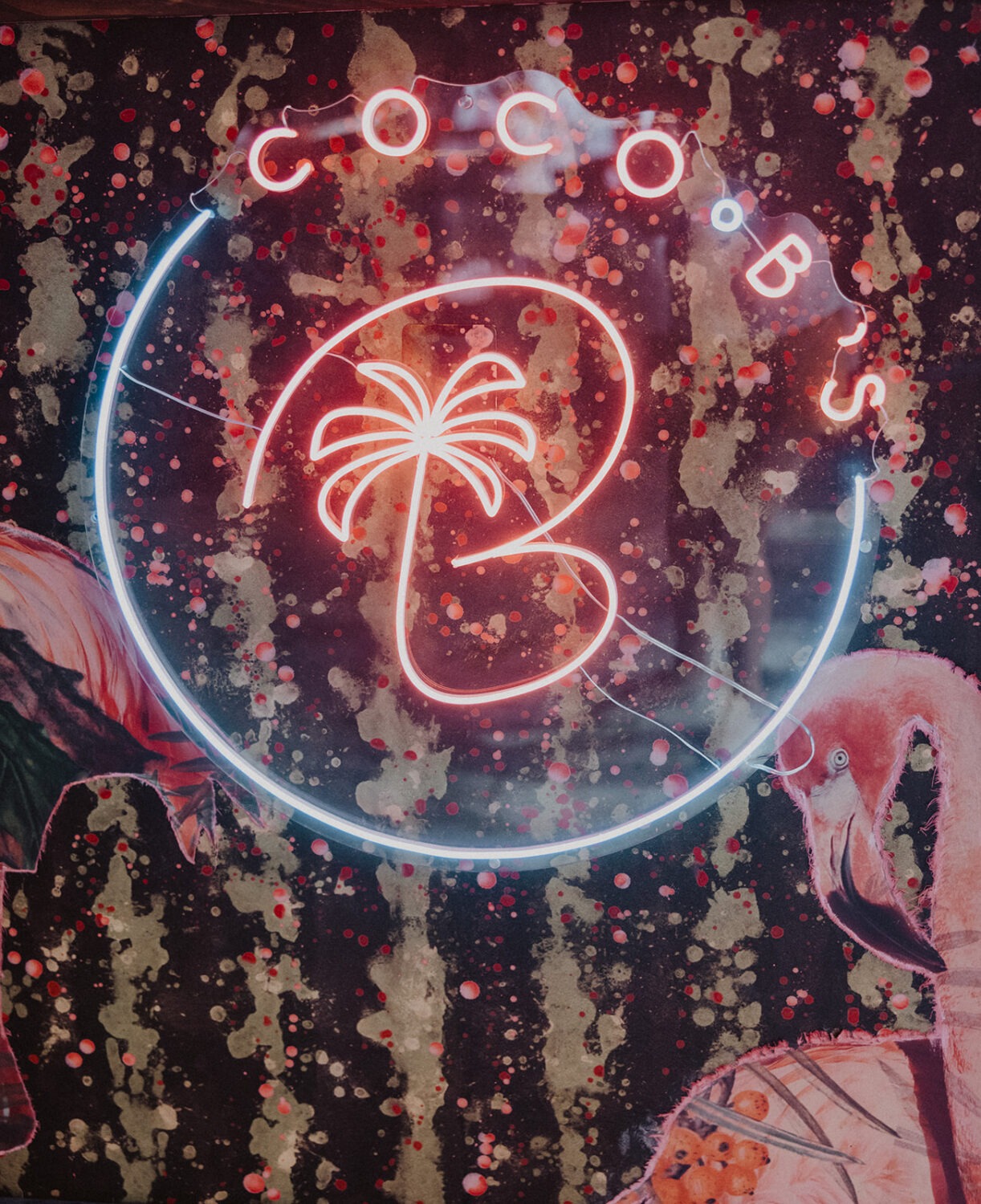 pink neon sign 