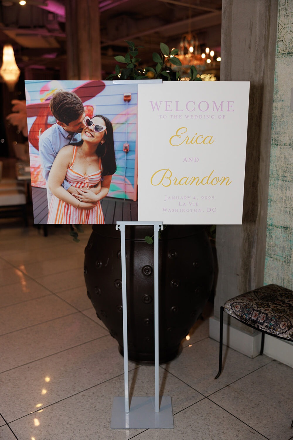 wedding welcome sign