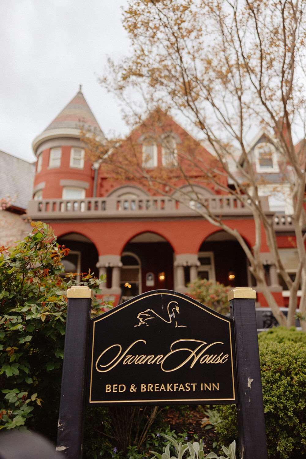 Front of the historic Swann House DC