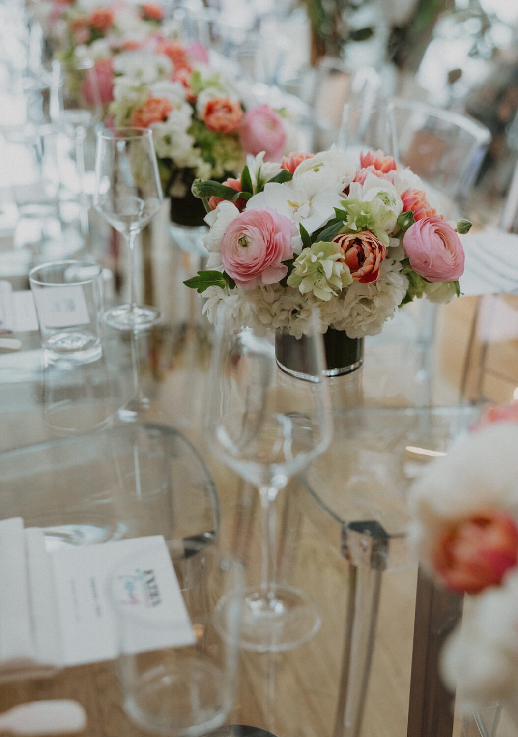 small wedding reception table decorations
