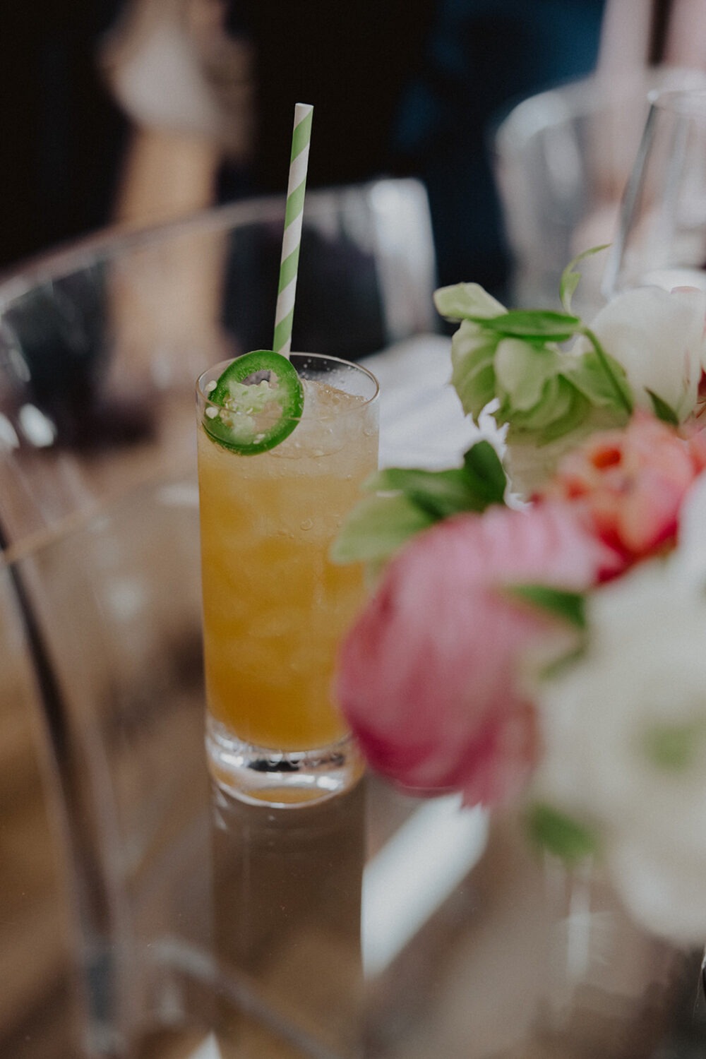 cocktail from the bar at Rose's Luxury Restaurant