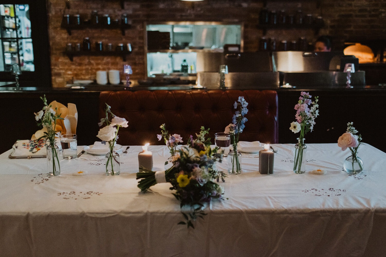 small wedding reception table decorations