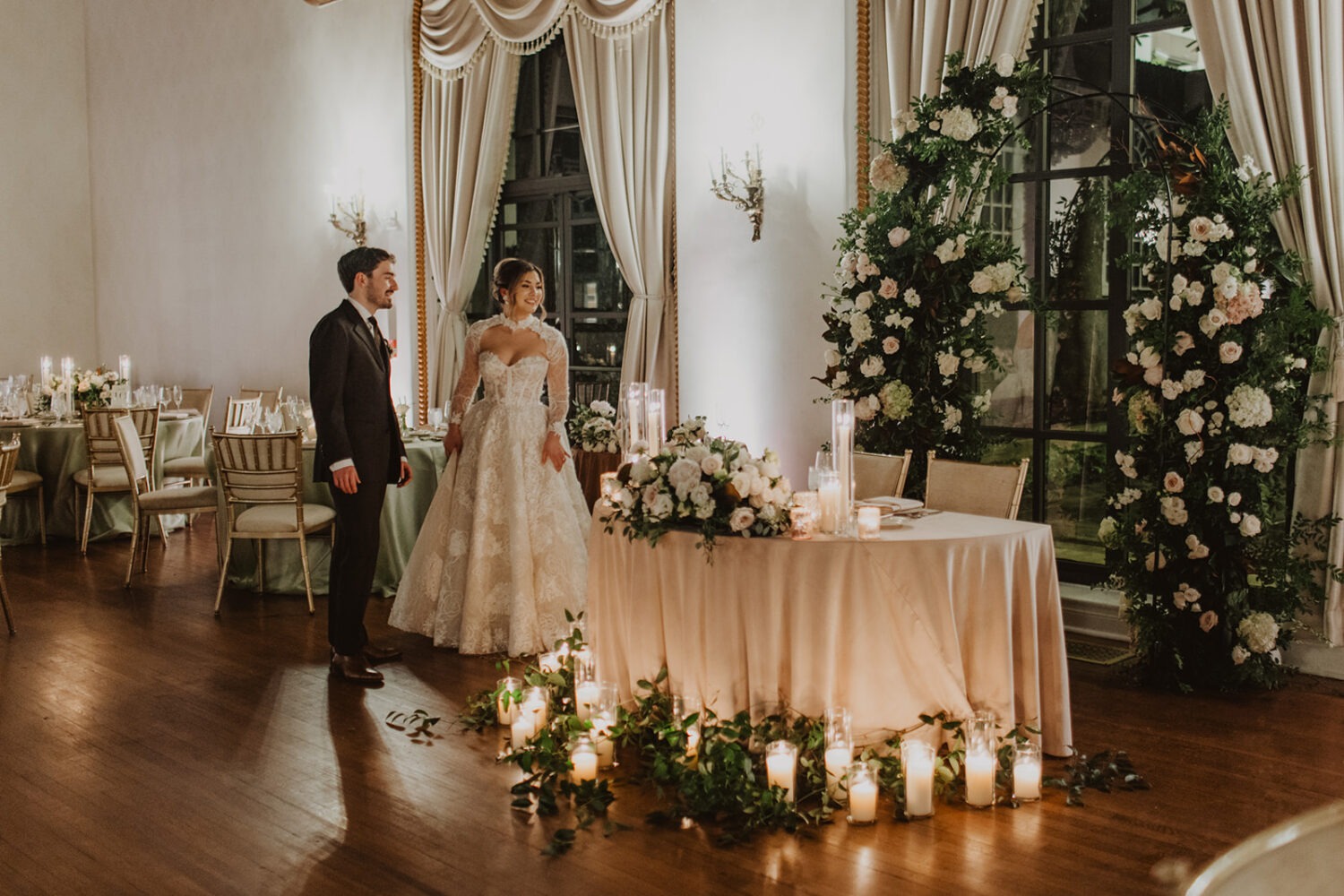 couple has reception venue reveal