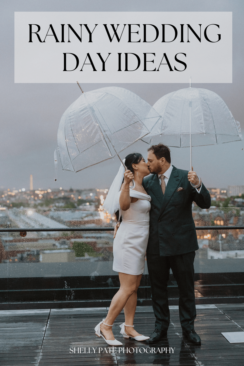 rainy wedding day ideas