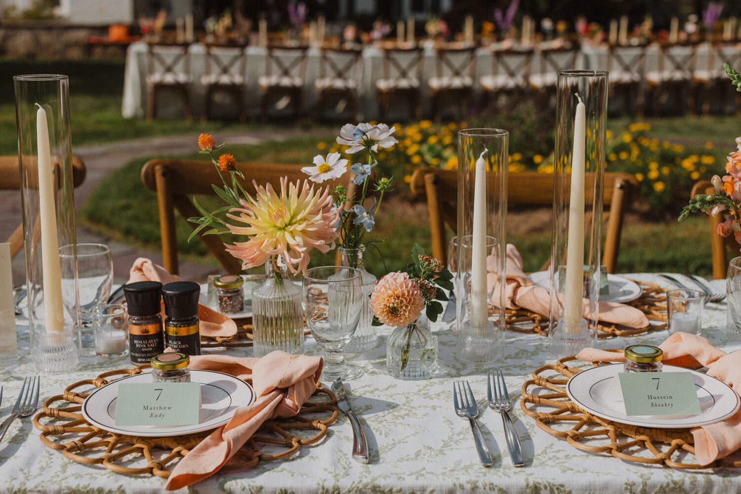 wedding reception ideas for table