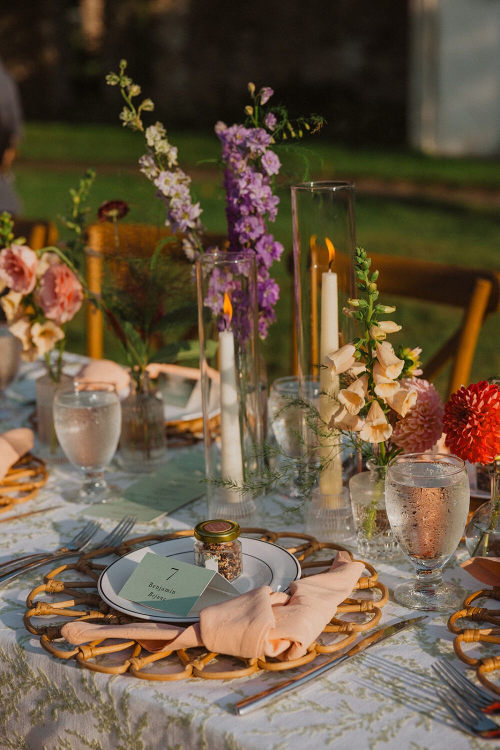 wedding reception ideas for table
