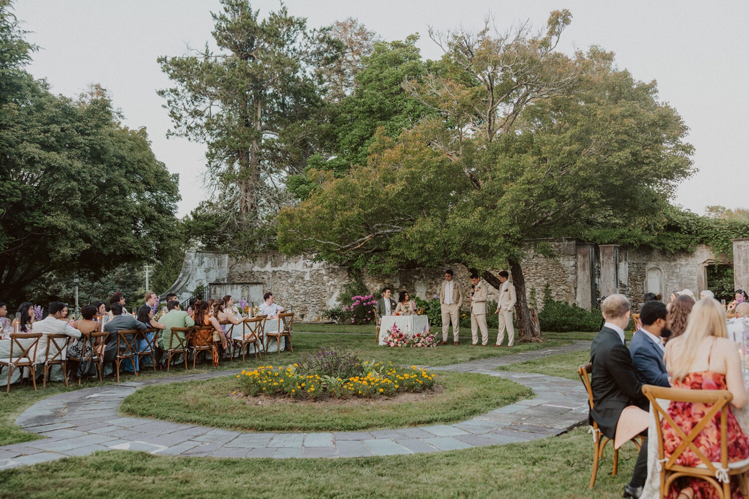 wedding reception outdoors
