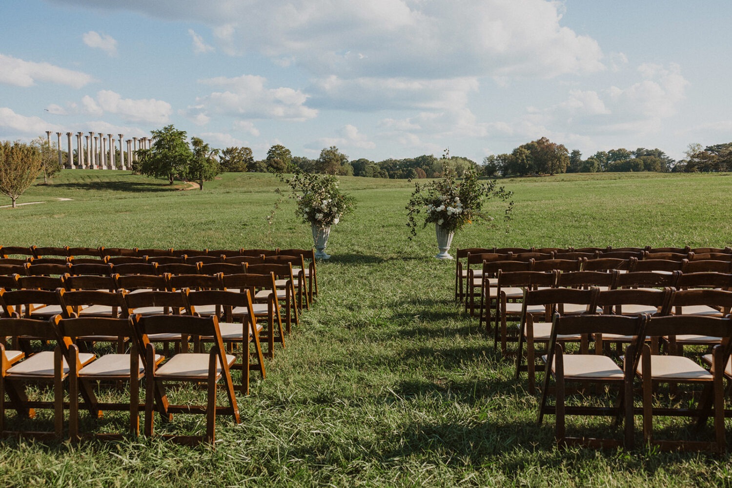 National Arboretum wedding ceremony 