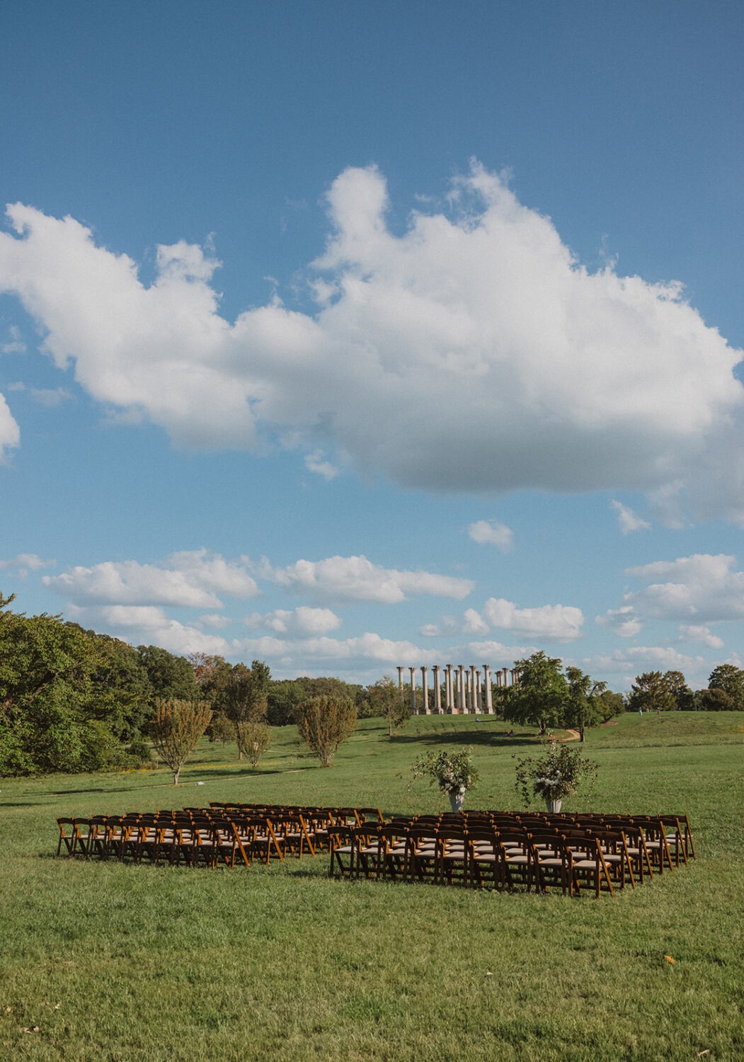National Arboretum wedding ceremony 