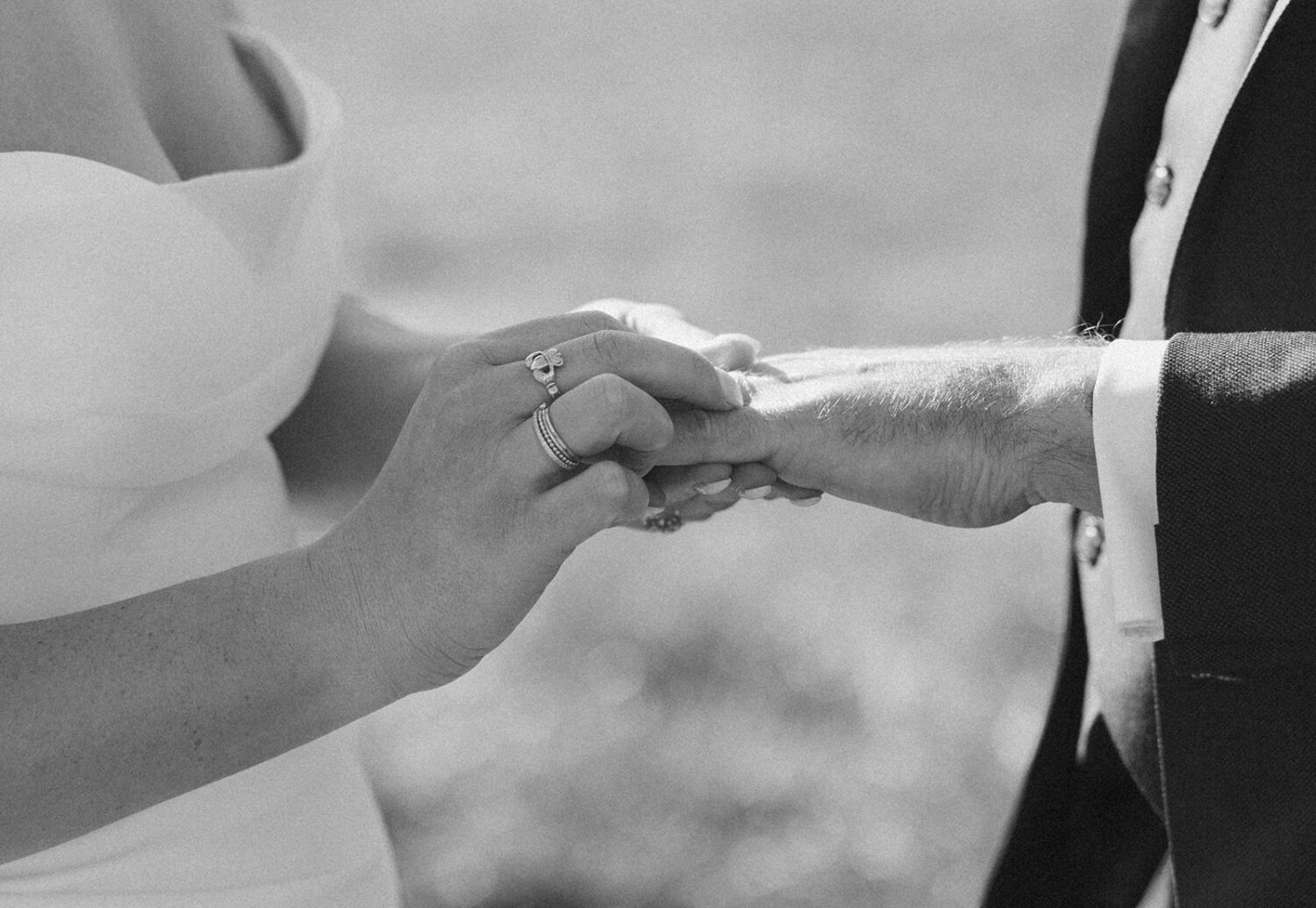 wedding ring exchange