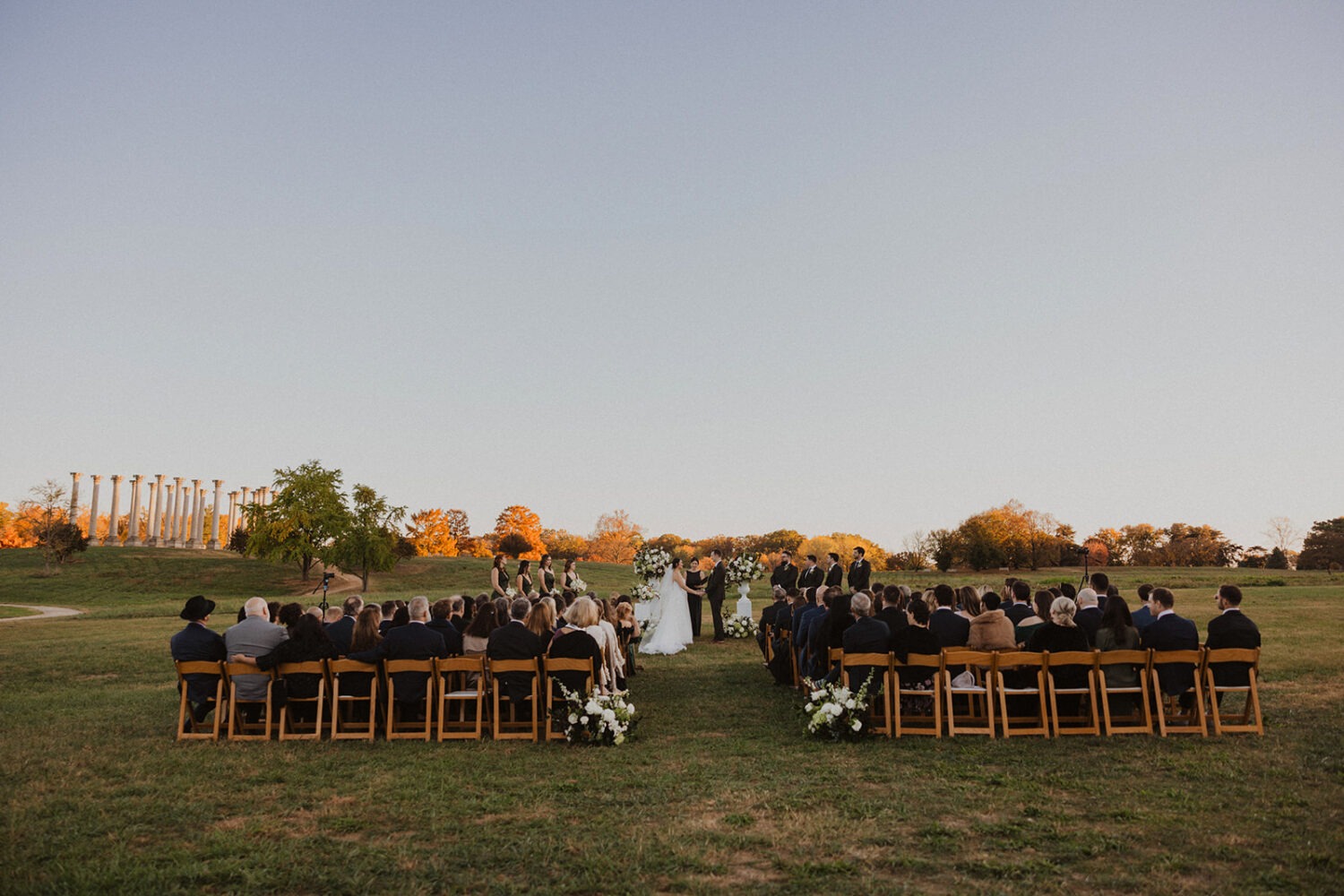 National Arboretum wedding ceremony 