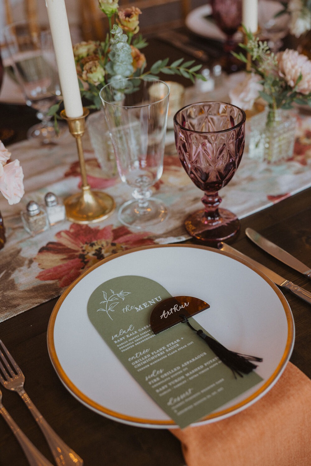 wedding reception ideas for table