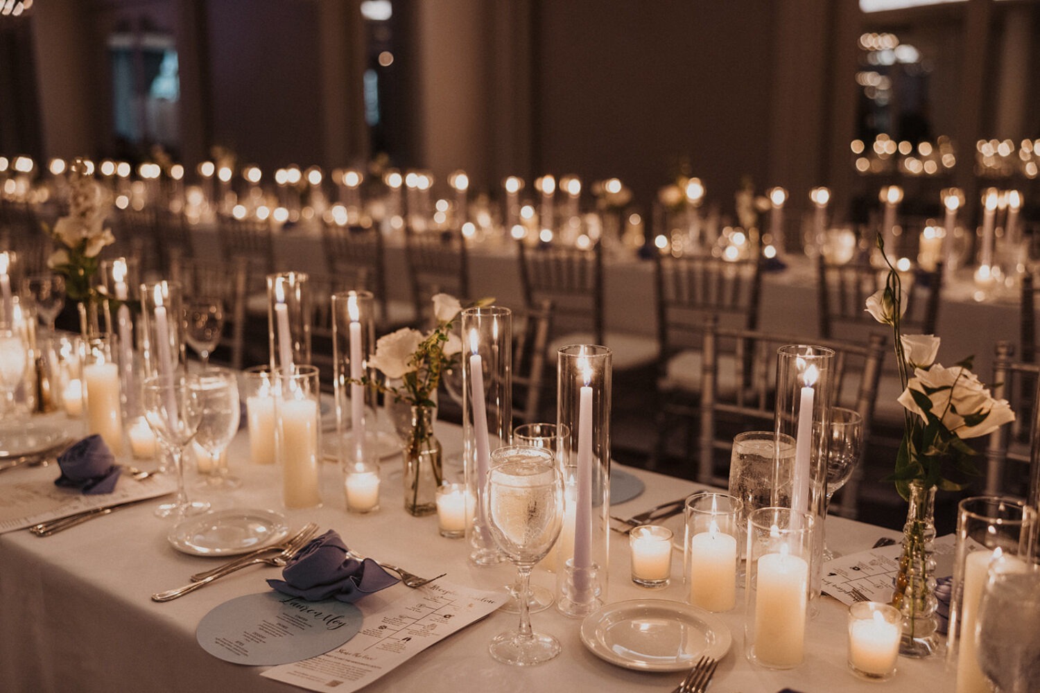 wedding reception ideas for table