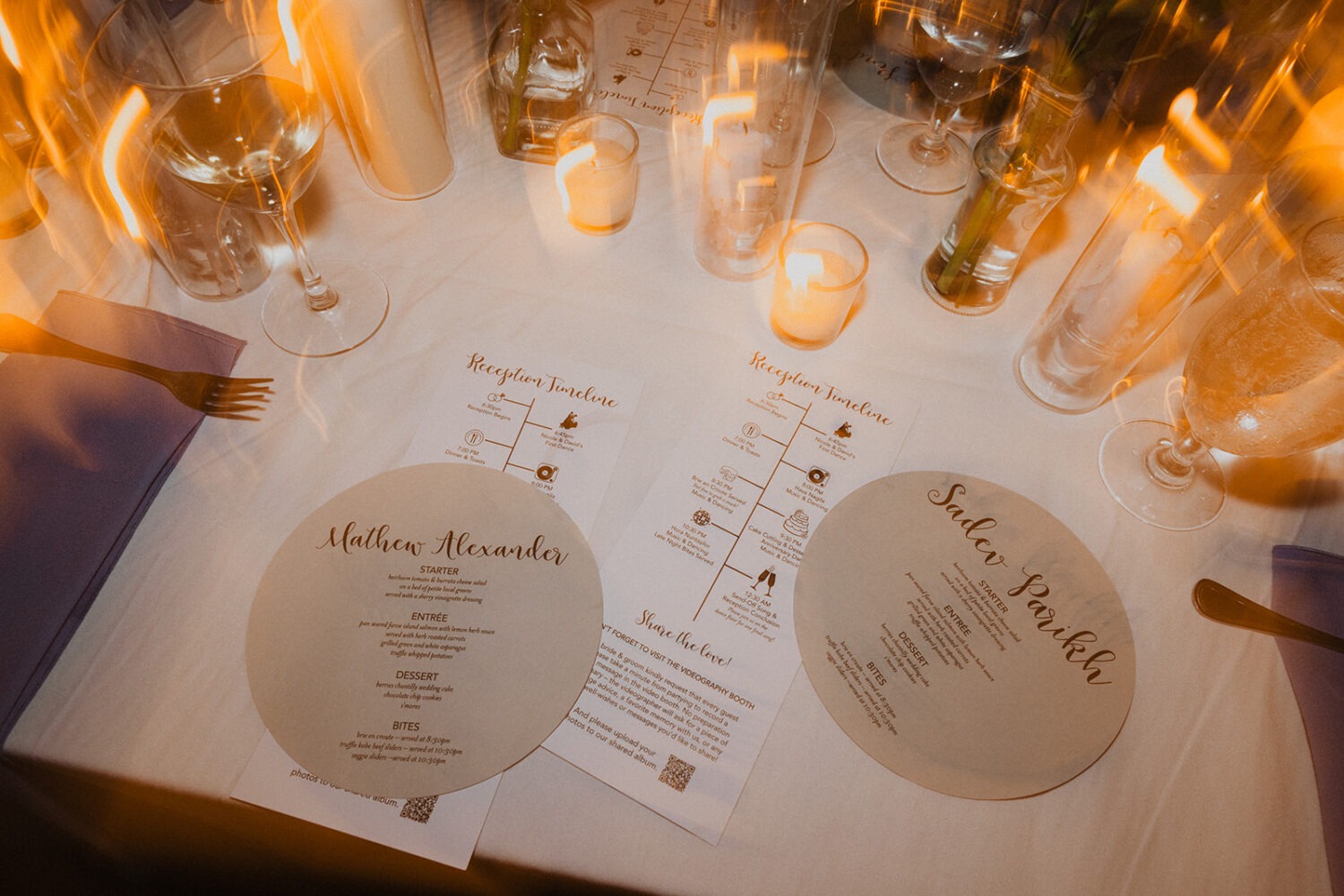 wedding reception ideas for table