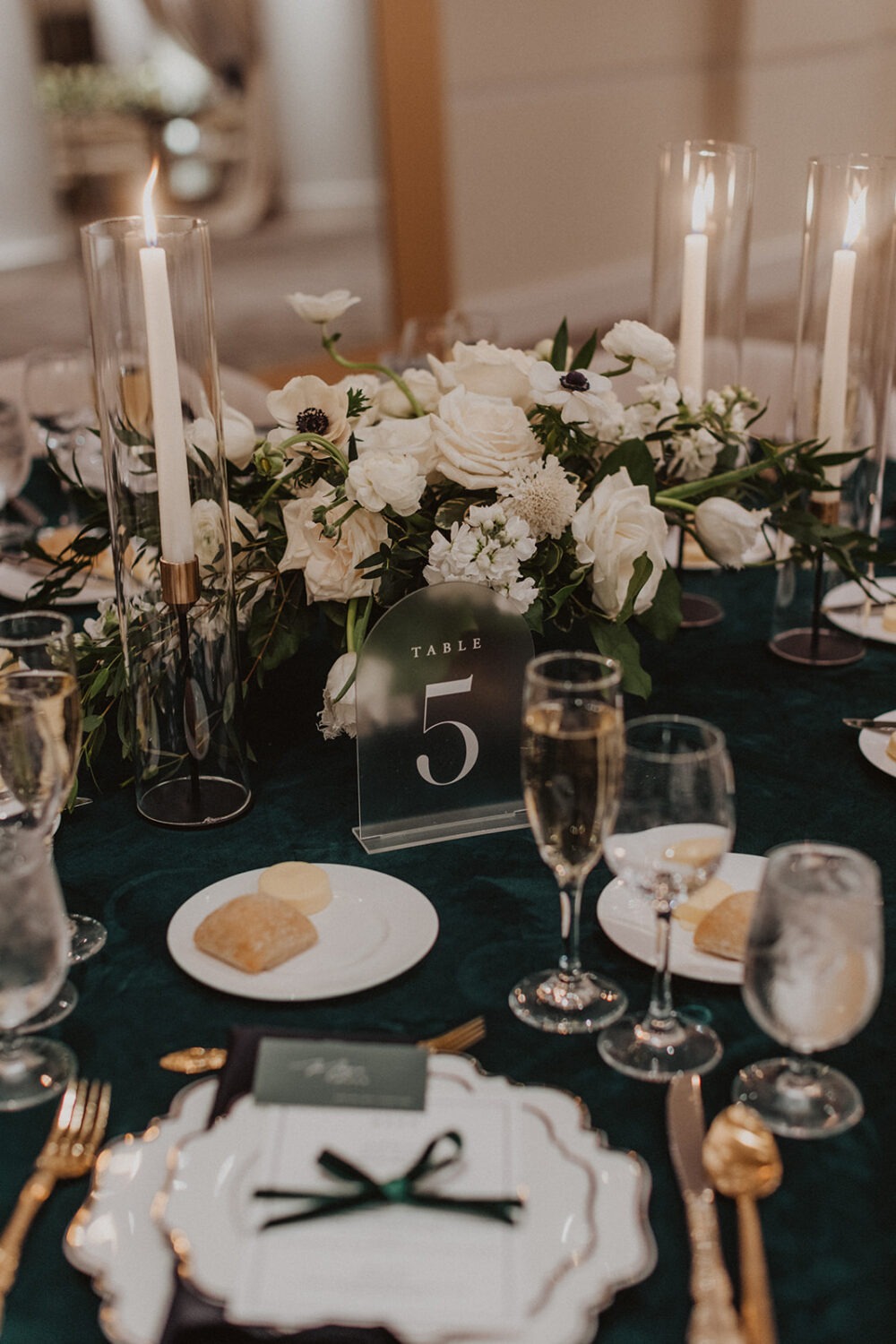 wedding reception ideas for table