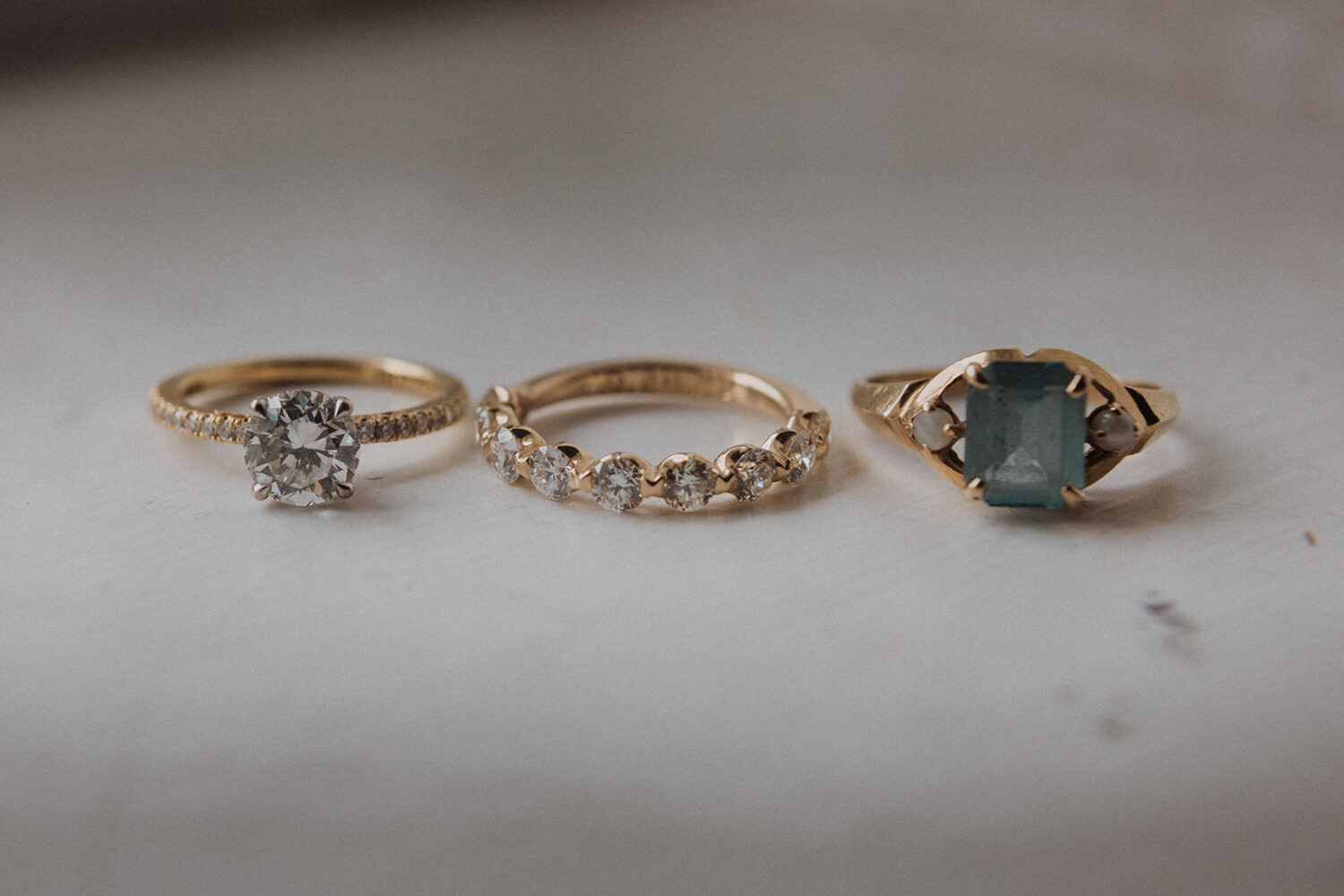 detail photo of rings