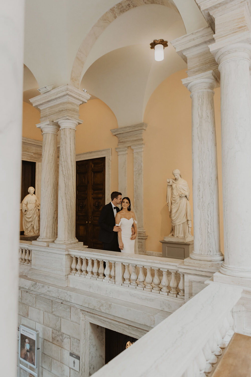 couple photoshoot ideas inside of the Walters Art Museum