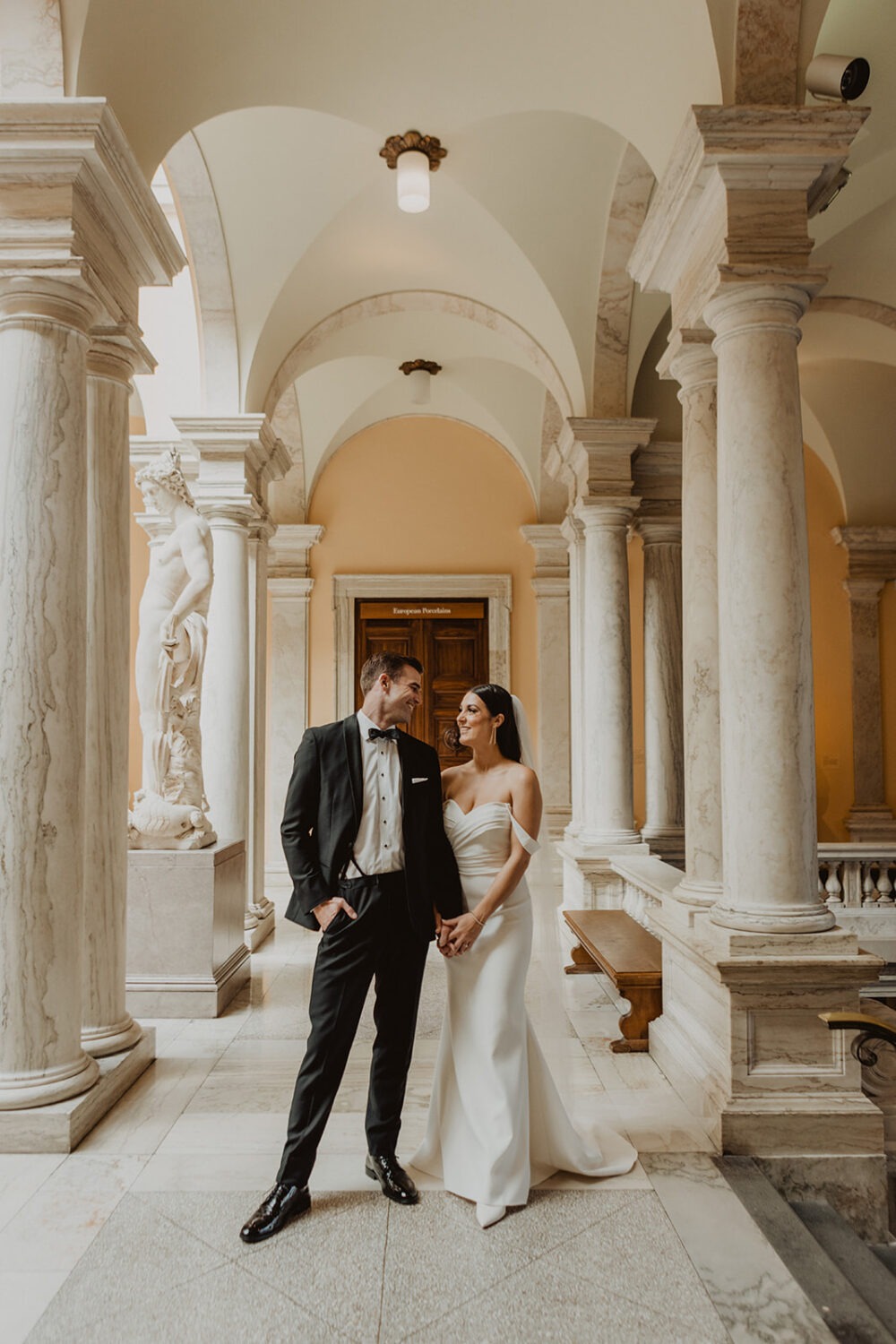 couple photoshoot ideas inside of the Walters Art Museum