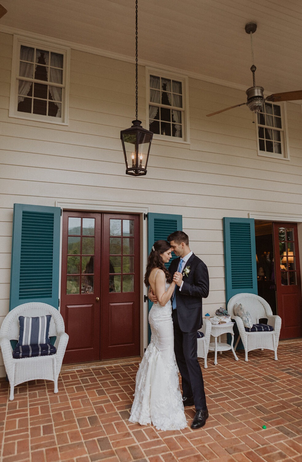 The Inn at Little Washington photos of the couple dancing together at the reception