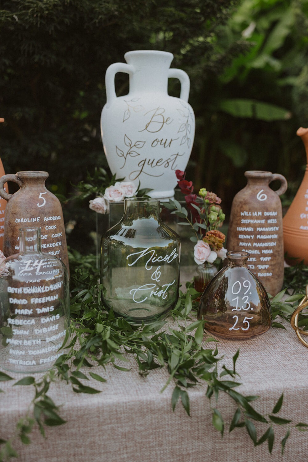 wedding decor for seating arrangements